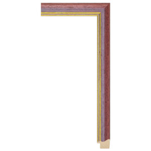 AURA 90233 Rood gouden bies