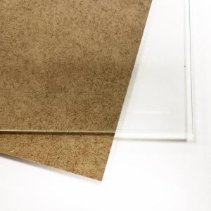 Ontspiegeld glas en achterwand
