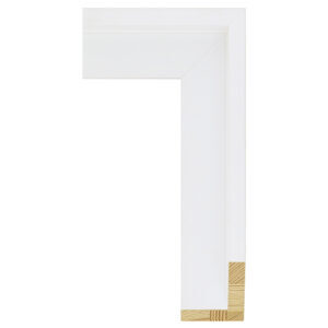 Avanti baklijst wit voor canvas 40mm