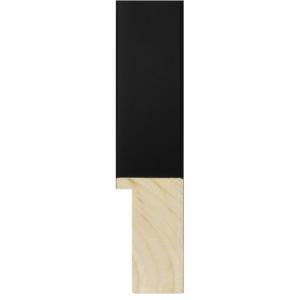 Scatola 3D mat zwart met spacer
