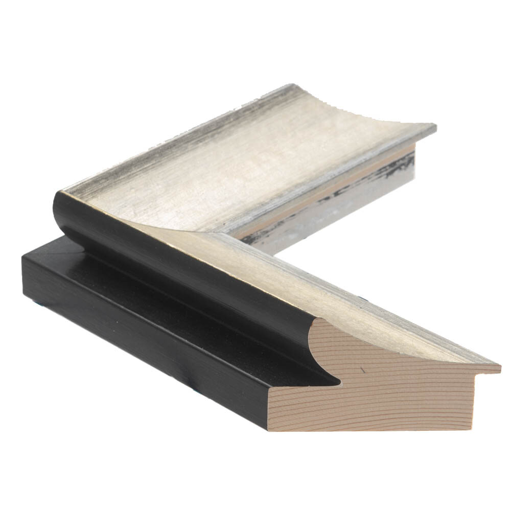 Classico zilver op zwart 65 mm
